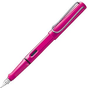 Lamy safari růžové plnicí pero plnicí pero s ergonomickou rukojetí a leštěným ocelovým hrotem v šířce linky B – robustní ASA plast vč. inkoustové kazety T 10 modré pro praváky Lamy safari růžové plnicí pero plnicí pero s ergonomickou rukojetí a leštěným ocelovým hrotem v šířce linky B – robustní ASA plast vč. inkoustové kazety T 10 modré pro praváky