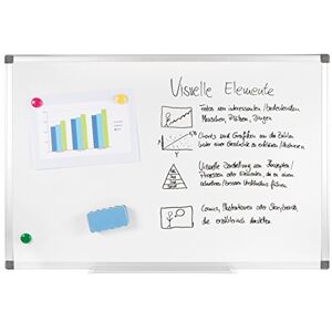 GENIE Whiteboard XXL PRO (klassische Magnet; Schreibtafel; Abwischbar; Magnetisch; Inkl. Zubehör; 90 cm x 60 cm) GENIE Whiteboard XXL PRO (klassische Magnet; Schreibtafel; Abwischbar; Magnetisch; Inkl. Zubehör; 90 cm x 60 cm)