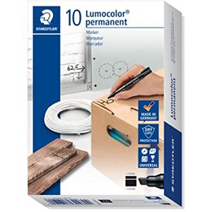Staedtler 350-9 – zvýrazňovač Lumocolor, permanentní, klínový hrot, černý Staedtler 350-9 – zvýrazňovač Lumocolor, permanentní, klínový hrot, černý