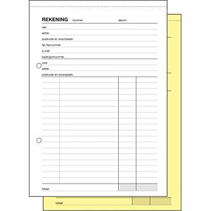 Sigel Expres 30265 Rekeningenblok, SD-Papier holländischer Rechnungsblock A5, 2x50 Blatt, aus nachhaltigem Papier Sigel Expres 30265 Rekeningenblok, SD-Papier holländischer Rechnungsblock A5, 2x50 Blatt, aus nachhaltigem Papier