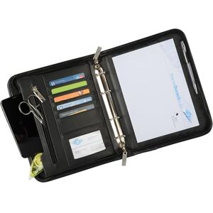 Wedo Elegance A5 konferenční desky – Executive Organizer v koženém vzhledu se 4kroužkovou mechanikou, přihrádkami na karty a dokumenty, držák na tužky, kompaktní & stylový Wedo Elegance A5 konferenční desky – Executive Organizer v koženém vzhledu se 4kroužkovou mechanikou, přihrádkami na karty a dokumenty, držák na tužky, kompaktní & stylový