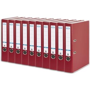 Elba Pořadač A4, Smart Pro, 5 cm úzký, vnější plast, tmavě červený, 10 kusů Elba Pořadač A4, Smart Pro, 5 cm úzký, vnější plast, tmavě červený, 10 kusů