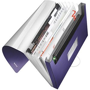 Leitz 39570069 složka ve stylu složek Style, A4, 6 přihrádek, PP, titanová modrá Leitz 39570069 složka ve stylu složek Style, A4, 6 přihrádek, PP, titanová modrá