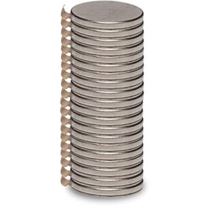 MAUL Neodymový magnet Ø 10 x 1 mm (20 kusů) Magnet silný s přilnavostí 0,5 kg magnety s moderním designem Magnet samolepicí Magnet na magnetickou tabuli, bílou tabuli a chladničku stříbrný MAUL Neodymový magnet Ø 10 x 1 mm (20 kusů) Magnet silný s přilnavostí 0,5 kg magnety s moderním designem Magnet samolepicí Magnet na magnetickou tabuli, bílou tabuli a chladničku stříbrný