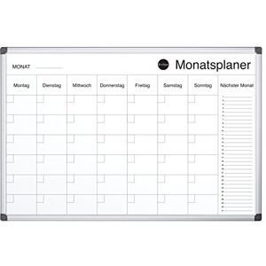 Bi-Office Maya Magnetisch Monatsplaner Schwarz & weiß 60x40cm Bi-Office Maya Magnetisch Monatsplaner Schwarz & weiß 60x40cm