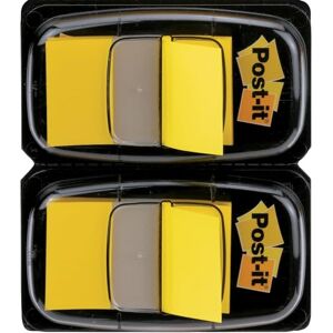 Post-it Index lepicí pásky, standardní, žlutá, 2 dávkovače, 25,4 mm x 43,2 mm, 50 lepicích proužků/dávkovač extra silné lepicí záložky na dokumenty a informace Post-it Index lepicí pásky, standardní, žlutá, 2 dávkovače, 25,4 mm x 43,2 mm, 50 lepicích proužků/dávkovač extra silné lepicí záložky na dokumenty a informace