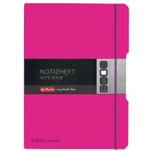 Herlitz 11361474 poznámkový sešit (A4, PP výměnný kryt s uzavírací gumou, 80 g/m²) 80 listů růžový Herlitz 11361474 poznámkový sešit (A4, PP výměnný kryt s uzavírací gumou, 80 g/m²) 80 listů růžový