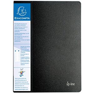 Exacompta 88601E pořadač z pevného PP 800µ s 60 pouzdry a etiketou na 3 stranách, formát DIN A4, černý Exacompta 88601E pořadač z pevného PP 800µ s 60 pouzdry a etiketou na 3 stranách, formát DIN A4, černý
