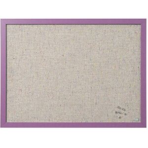 Bi-Office Nástěnka levandule, poznámková tabule s perlovými barvami textilní povrch, fialový MDF rám, tloušťka 22 mm, 60 x 45 cm Bi-Office Nástěnka levandule, poznámková tabule s perlovými barvami textilní povrch, fialový MDF rám, tloušťka 22 mm, 60 x 45 cm