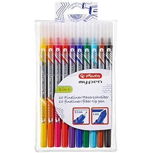 Herlitz Fineliner a fixy my.pen, 10 barev Herlitz Fineliner a fixy my.pen, 10 barev