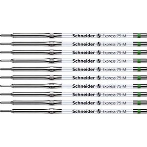 Schneider Express 75 M kuličkové pero náplň (na dokumenty) balení 10 ks zelené Schneider Express 75 M kuličkové pero náplň (na dokumenty) balení 10 ks zelené