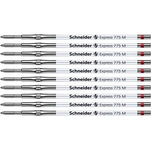 Schneider Express 775 M kuličkové pero náplň (vhodné pro dokumenty) balení 10 ks červené Schneider Express 775 M kuličkové pero náplň (vhodné pro dokumenty) balení 10 ks červené