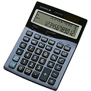 Olympia Kapesní kalkulačka LCD 4312, modrá LCD 4312 Olympia Kapesní kalkulačka LCD 4312, modrá LCD 4312