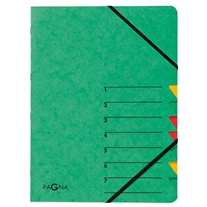 Pagna Pořadač Easy (složka na dokumenty, 7 přihrádek, 1 – 7) zelený Pagna Pořadač Easy (složka na dokumenty, 7 přihrádek, 1 – 7) zelený
