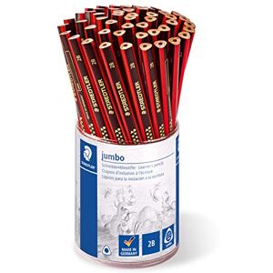 Staedtler Psací pero 1285 KP50 Noris Club Jumbo, stupeň tvrdosti 2B, toulec s 50 ks, červená Staedtler Psací pero 1285 KP50 Noris Club Jumbo, stupeň tvrdosti 2B, toulec s 50 ks, červená