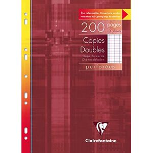Clairefontaine 47122C balení se 100 listy listů DIN A4 (21 x 29,7 cm) čtverečkované s okrajem, 90 g, 1 balení Clairefontaine 47122C balení se 100 listy listů DIN A4 (21 x 29,7 cm) čtverečkované s okrajem, 90 g, 1 balení
