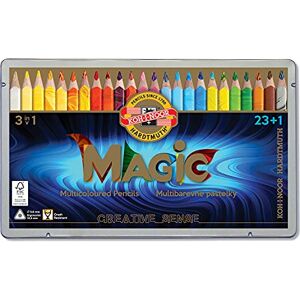 Koh-I-Noor Magic Jumbo pastelky, trojúhelníkové, vícebarevné, 24 kusů Koh-I-Noor Magic Jumbo pastelky, trojúhelníkové, vícebarevné, 24 kusů