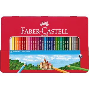 Faber-Castell 115886 – šestiúhelníkové pastelky, 36 ks, kovové pouzdro Faber-Castell 115886 – šestiúhelníkové pastelky, 36 ks, kovové pouzdro