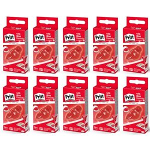 Pritt Lepicí válec náhradní náplň, permanentní, přesné použití, prémiová páska s lepicími voštinami, délka pásku: 16 m, šířka pásku: 8,4 mm, 10 kusů Pritt Lepicí válec náhradní náplň, permanentní, přesné použití, prémiová páska s lepicími voštinami, délka pásku: 16 m, šířka pásku: 8,4 mm, 10 kusů