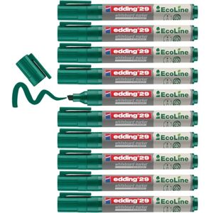 Edding 29 Ecoline Whiteboardmarker grün 10 Whiteboard Stifte Keilspitze 1-5 mm Boardmarker abwischbar Whiteboard, Flipchart, Magnettafel, Pinnwand, Memoboard Sketchnotes nachfüllbar Edding 29 Ecoline Whiteboardmarker grün 10 Whiteboard Stifte Keilspitze 1-5 mm Boardmarker abwischbar Whiteboard, Flipchart, Magnettafel, Pinnwand, Memoboard Sketchnotes nachfüllbar