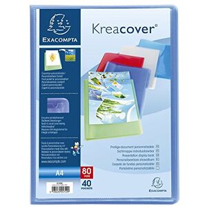 Exacompta 5749E 1 Kreacover Chromaline obal na dokumenty 40 hladkých křišťálových obalů 80 pohledů pro A4 rozměry 24 x 32 cm polotuhá deka PolyPro 5 náhodných barev Exacompta 5749E 1 Kreacover Chromaline obal na dokumenty 40 hladkých křišťálových obalů 80 pohledů pro A4 rozměry 24 x 32 cm polotuhá deka PolyPro 5 náhodných barev