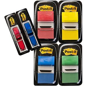 Post-it Index Medium Flags, výhodné balení se 4 bloky a 2 bloky šipek zdarma, 248 listů, 25, 4 mm x 43, 2 mm, žlutá, červená, zelená, modrá – pro zvýraznění důležitých informací Post-it Index Medium Flags, výhodné balení se 4 bloky a 2 bloky šipek zdarma, 248 listů, 25, 4 mm x 43, 2 mm, žlutá, červená, zelená, modrá – pro zvýraznění důležitých informací