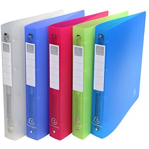 Exacompta 51359E plastový kroužkový pořadač chromalín ze středně pevného průsvitného polypropylenu 4 kroužky výška naplnění 30 mm DIN A4 Plastový pořadač ideální pro kancelář a školu 1 kus náhodné Exacompta 51359E plastový kroužkový pořadač chromalín ze středně pevného průsvitného polypropylenu 4 kroužky výška naplnění 30 mm DIN A4 Plastový pořadač ideální pro kancelář a školu 1 kus náhodné