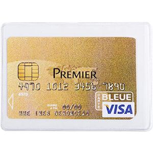 Exacompta 5384E balení 10 ks obalů na vizitky 6,5 x 9,5 cm z hladkého PVC 150µ, ideální pro vizitky a kreditní karty průhledné obaly na kreditní karty obal na kreditní karty obal na bankovní karty Exacompta 5384E balení 10 ks obalů na vizitky 6,5 x 9,5 cm z hladkého PVC 150µ, ideální pro vizitky a kreditní karty průhledné obaly na kreditní karty obal na kreditní karty obal na bankovní karty
