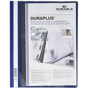 Durable Kniha nabídek Duraplus s průhlednou kapsou na A4, tmavě modrá, balení 25, 257907 Durable Kniha nabídek Duraplus s průhlednou kapsou na A4, tmavě modrá, balení 25, 257907