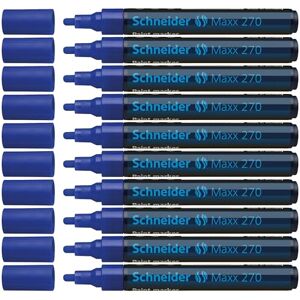 Schneider Popisovač laku Maxx 270 (kulatá špička, vyměnitelná, 1 3 mm) balení po 10 ks modrá Schneider Popisovač laku Maxx 270 (kulatá špička, vyměnitelná, 1 3 mm) balení po 10 ks modrá