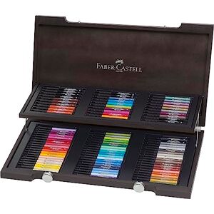 Faber-Castell 167400 – tušové pero PITT artist pen, 90 kusů, v dřevěném kufru, Faber-Castell 167400 – tušové pero PITT artist pen, 90 kusů, v dřevěném kufru,
