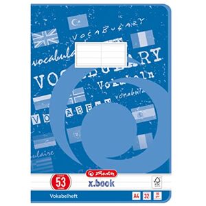 Herlitz Slovník x.book A4, linkování 53, 32 listů, 5 kusů Herlitz Slovník x.book A4, linkování 53, 32 listů, 5 kusů