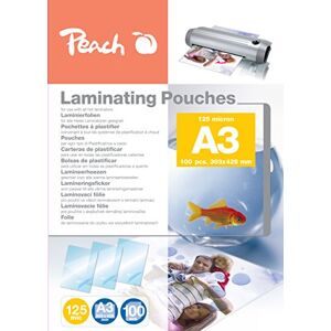 Peach Laminovací fólie A3-125 mic 100 kapes lesklá prémiová kvalita pro nejlepší laminovací výsledky kompatibilní s přístroji všech značkových výrobců PP525-01 Peach Laminovací fólie A3-125 mic 100 kapes lesklá prémiová kvalita pro nejlepší laminovací výsledky kompatibilní s přístroji všech značkových výrobců PP525-01