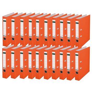 Leitz Kvalitní pořadač 180° plast, balení 20 kusů, A4, úzký, oranžový, 5,2 cm šířka hřbetu, PP laminovaná vazba, 10155045 Leitz Kvalitní pořadač 180° plast, balení 20 kusů, A4, úzký, oranžový, 5,2 cm šířka hřbetu, PP laminovaná vazba, 10155045