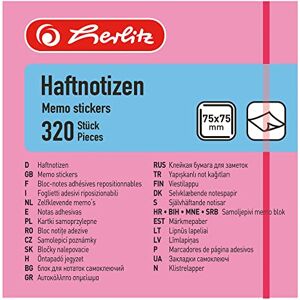 Herlitz 790774 Haftnotizblock 75 x 75 mm, 320 Blatt, neon orange Herlitz 790774 Haftnotizblock 75 x 75 mm, 320 Blatt, neon orange