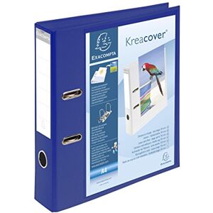 Exacompta 53789BE prezentační pořadač KreaCover PVC. 7 cm široký DIN A4 se dvěma kapsami uvnitř i vně, ideální pro prezentace nabídek a firemní modrá Exacompta 53789BE prezentační pořadač KreaCover PVC. 7 cm široký DIN A4 se dvěma kapsami uvnitř i vně, ideální pro prezentace nabídek a firemní modrá