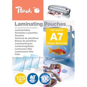Peach Laminovací fólie A7-125 Mic 100 kapes lesklé prémiová kvalita kompatibilní s přístroji všech značkových výrobců PP525-05 Peach Laminovací fólie A7-125 Mic 100 kapes lesklé prémiová kvalita kompatibilní s přístroji všech značkových výrobců PP525-05