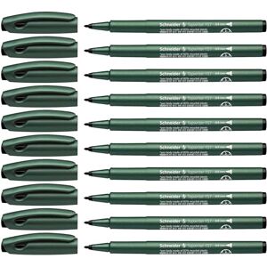 Schneider Topwriter 157 fixy (0,8 mm) balení po 10 kusech černé Schneider Topwriter 157 fixy (0,8 mm) balení po 10 kusech černé