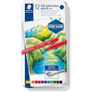 Staedtler 14610G M12 vodou roztíratelná jednobarevná tužka (plná náplň, průměr cca 7 mm, šestihran, bez dřevěného pláště, vysoce pigmentované, ořezávatelné se standardním ořezávátkem) kovové pouzdro s Staedtler 14610G M12 vodou roztíratelná jednobarevná tužka (plná náplň, průměr cca 7 mm, šestihran, bez dřevěného pláště, vysoce pigmentované, ořezávatelné se standardním ořezávátkem) kovové pouzdro s