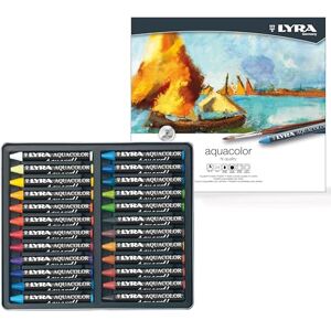 LYRA Aquacolor voskovka, kovové pouzdro 24 tříděných barev LYRA Aquacolor voskovka, kovové pouzdro 24 tříděných barev