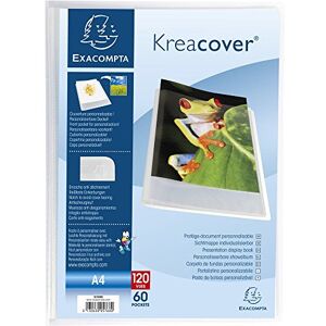 Exacompta 5768E Kreacover desky (z PP, DIN A4, 21 x 29,7 cm, s 60 pouzdry) 1 kus křišťálu Exacompta 5768E Kreacover desky (z PP, DIN A4, 21 x 29,7 cm, s 60 pouzdry) 1 kus křišťálu