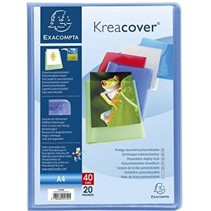 Exacompta 5729E 1 Kreacover Chromaline obal na dokumenty 20 hladkých křišťálových obalů 40 pohledů pro A4 rozměry 24 x 32 cm polotuhá deka PolyPro 5 náhodných barev Exacompta 5729E 1 Kreacover Chromaline obal na dokumenty 20 hladkých křišťálových obalů 40 pohledů pro A4 rozměry 24 x 32 cm polotuhá deka PolyPro 5 náhodných barev