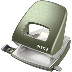 Leitz Kancelářská děrovačka z kovu, na 30 listů, kolejnice s údaji o formátu, ergonomický design, celadon zelená, stylová série, 50060053 Leitz Kancelářská děrovačka z kovu, na 30 listů, kolejnice s údaji o formátu, ergonomický design, celadon zelená, stylová série, 50060053