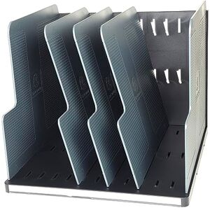 Exacompta 390714D organizér Modulotop s 5 přepážkami z recyklovaného umělého materiálu pro dokumenty DIN A4 černý šedý. Pro pořadače kroužkových knih Poštovní desky a sešity druh vertikální modrý anděl Exacompta 390714D organizér Modulotop s 5 přepážkami z recyklovaného umělého materiálu pro dokumenty DIN A4 černý šedý. Pro pořadače kroužkových knih Poštovní desky a sešity druh vertikální modrý anděl