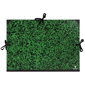 Clairefontaine 31100C desky na kreslení Annonay, s pásky bez vnitřních klapek, zadní strana 30 mm, DIN A4, vnitřní rozměry: 24 x 32 cm, vnější rozměry: 26 x 33 cm, zelená mramorovaná 1 kus Clairefontaine 31100C desky na kreslení Annonay, s pásky bez vnitřních klapek, zadní strana 30 mm, DIN A4, vnitřní rozměry: 24 x 32 cm, vnější rozměry: 26 x 33 cm, zelená mramorovaná 1 kus