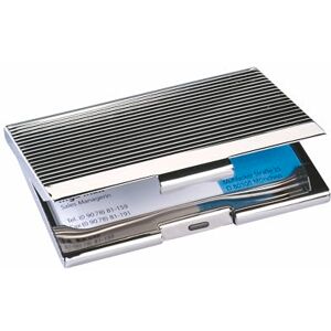 Sigel VZ130 pouzdro na vizitky, stříbrně lesklé, chrom, 21 Sigel VZ130 pouzdro na vizitky, stříbrně lesklé, chrom, 21