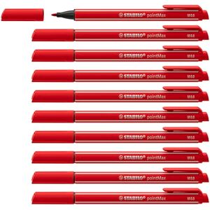 STABILO značkovač pointMax balení 10 ks karmín STABILO značkovač pointMax balení 10 ks karmín