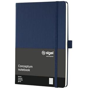 Sigel CO120 zápisník cca.A5, prázdný, pevná vazba, černý, CONCEPTUM., tmavě modrá Sigel CO120 zápisník cca.A5, prázdný, pevná vazba, černý, CONCEPTUM., tmavě modrá