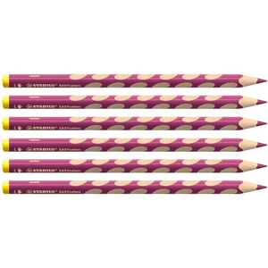 STABILO Ergonomická pastelka pro leváky EASYcolors balení po 6 kusech červeno-fialová STABILO Ergonomická pastelka pro leváky EASYcolors balení po 6 kusech červeno-fialová