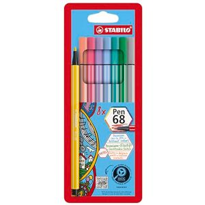 STABILO Premium fixační pero Pen 68 balení 8 pastelové barvy STABILO Premium fixační pero Pen 68 balení 8 pastelové barvy